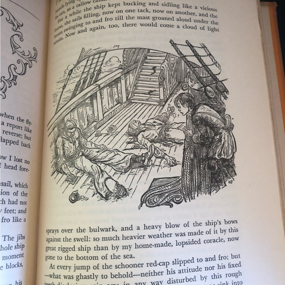 Vintage Treasure Island Hardcover by Robert Louis Stevenson 1949 - USA - Picture 6 of 10